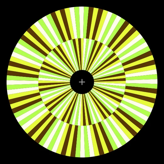 Moving Illusions — Rotating snakes, lilac chaser, café wall: static patterns the brain interprets as motion or distortion.