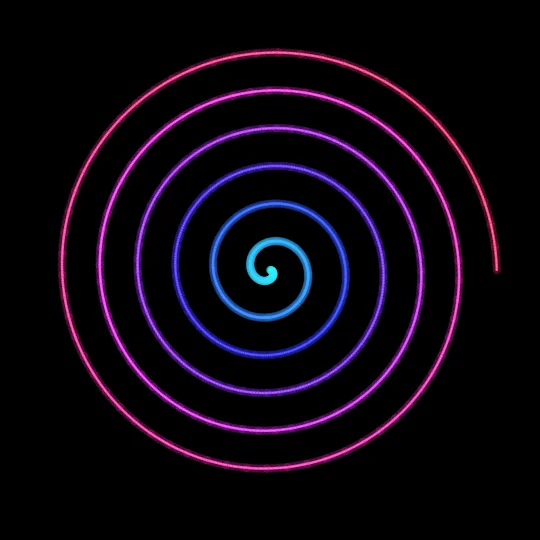 Spirals — Archimedean, logarithmic, Fermat, Cornu: each spiral has its own radial growth law, from the seashell to the clothoid transition curve.
